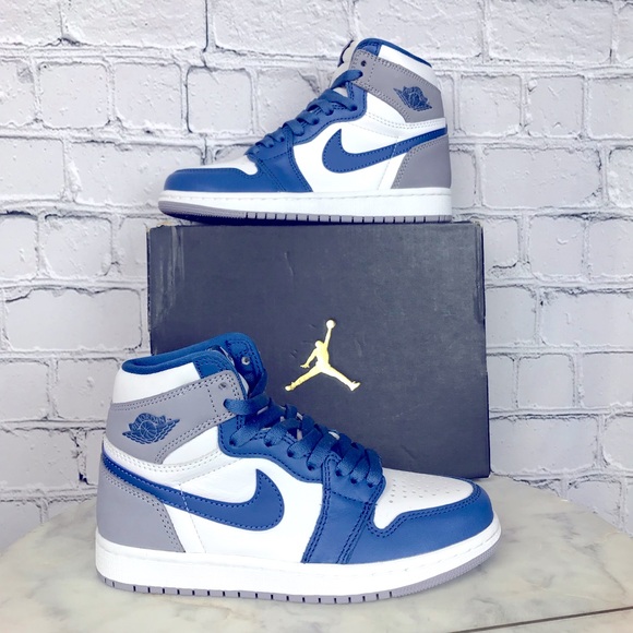 Nike Air Jordan Sneakers Retro High OG GS 'True Blue Kid's